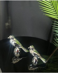 Resim Lyra Dekoratif Kuş Gümüş 