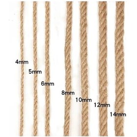 Resim 12 Mm 100 Metre Jüt Halat Kendir İp Hasır Urgan 