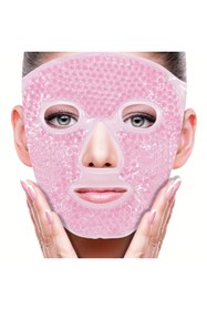 Resim Genel Markalar Terapi Jel Yüz Maskesi Soğuk Ve Sıcak Boncuklu Ayarlanabilir Maske (pembe) 