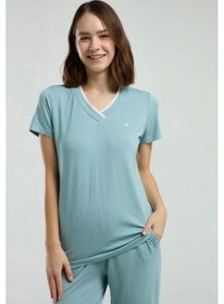 Resim Pierre Cardin 8984-s Kadın Kapri Takım Yeşil 