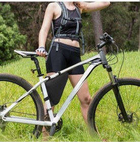 Resim Bisiklet Üçgen Çanta Bisiklet Çantası Ön Boru Çerçeve Bisiklet Bisiklet Çantaları Mtb Yol Bisikleti Kılıfı Çok Renkli Çok Renkli 