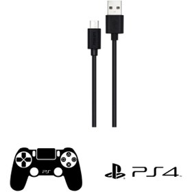 Resim Philips Playstation 4 Ile Uyumlu Joystick Şarj Kablosu Usba To Micro 3A 45W Universal Hızlı Şarj ve Data Kablosu 2m DLC3106U 