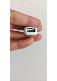 Resim Samsung Uyumlu Typc-e To Usb Otg Dönüştürücü Beyaz Gh96-12489a 