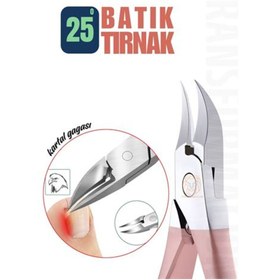 Resim Skygo ModaCar Tırnak Batık Makası Pedikür Makası Tungsten Çelik Profesyonel 