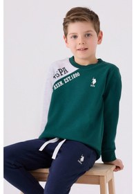 Resim U.S. Polo Assn. U.s. Polo Assn Erkek Çocuk Yeşil Eşofman Takımı Us1921-c-v1 