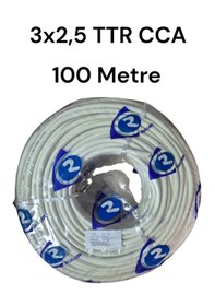 Resim Ruller 3x2.5 Ttr Cca Tam Kesit Kablo 100 Metre 