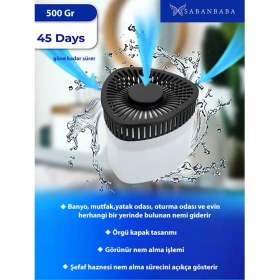 Resim Saban Üçgen Naturel Nem Alıcılı Ve Rutubet Giderici Aparat 500 gr 