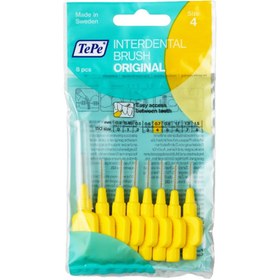 Resim Tepe Diş Arası Fırçası 0.7 mm Sarı 8'li 
