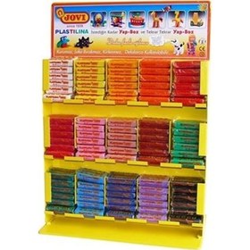 Resim Jovi Oyun Hamuru Plaka 30 Lu 50 Gr Siyah 70/15 (30 Adet) 