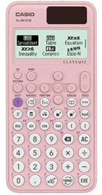 Resim Casio FX-991CW-W-DT ClassWiz Pembe Bilimsel Fonksiyonlu Hesap Makinesi 