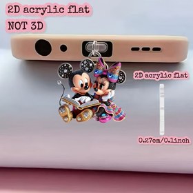 Resim [2D Düz] 1 adet Mickey & Minnie Mouse 2D Düz Akrilik Toz Fişli - Canlı Kitap Temalı Tasarım, Iphone/Type-C Android Cihazlar için İdeal, Toz Geçirmez ve Koruyucu Kılıf, Kitap Severleri için Mükemmel Hediye, Kitap Severi Hediyesi | Oynak Tasarım | Dayanıklı Akrilik, Fare Pedı 