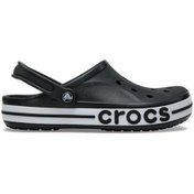 Resim Crocs Siyah - Beyaz Erkek Plaj Terliği 205089 
