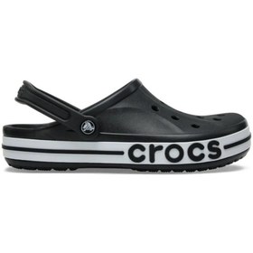 Resim Crocs Siyah - Beyaz Erkek Plaj Terliği 205089 