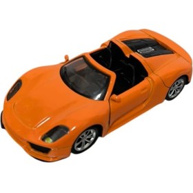 Resim Asya Oyuncak Çek Bırak Metal Araba Pilli FY6038-12D-TURUNCU 