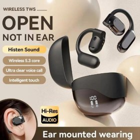 Resim Zigver 140 Dil Translate Çevirici Kablosuz Kulaklık Hıfı Bluetooth 5.4 Kulak Kancası Koşu Oyun 