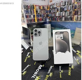 Resim Apple iPhone 15 Pro Max İkinci El YD | 256 GB | Natürel Titanyum 