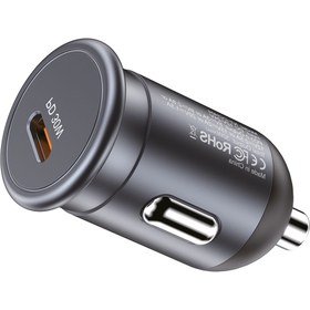 Resim Boğazören iPhone için Type-C Çakmaklık hızlı Araç Şarj Aleti(Wireless Özellik + Alüminyum alaşım + Hızlı Şarj) 