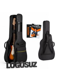 Resim Fourtune Atlas Elektro Gitar Kılıfı Kalın Taşıma Çantası Eğitim Metodu Hediye 