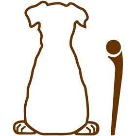 Resim Qt095-kahverengi-yüksekliği 32 Cm-yavru Köpek Araba Arka Cam Silecek Dekor Çıkartmaları, Hayvan Köpek Vinil Sanat Etike 