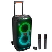 Resim JBL Partybox Stage320 Bluetooth Hoparlör ve 2'li Partybox Kablosuz Mikrofon Set 