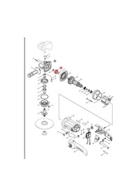 Resim Makita SA7000C Rulman 6201 Ürün Kodu 211106-1 