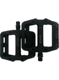 Resim Evo Plastik Siyah Platformlu Rulmanlı Bisiklet Pedalı 