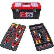 Resim İzeltaş 1000v Izoleli Elektrikçi Takım Çantası Seti 23 Parça 
