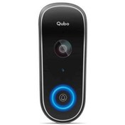 Resim Qubo HCD02 Smart WiFi Wireless Video Doorbell with Intruder Alarm System, 2-Way Talk, Works with Alexa & Google 