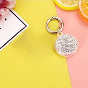 Resim Kilifone - Airtag Uyumlu Silikon Anahtarlık - 03 - Gümüş 