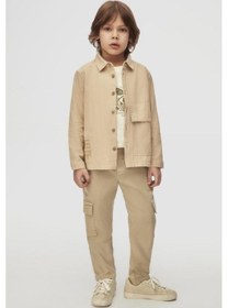 Resim Nk Kids Erkek Çocuk Protect Gömlek 48506 Vizon 