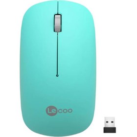 Resim LENOVO LECOO USB OPTİK KABLOSUZ MOUSE TURKUAZ WS214-T 