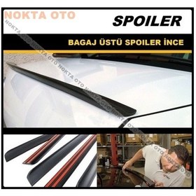 Resim Volkswagen Jetta Uyumlu Bagaj Üstü Spoiler 3.6Cm X 135Cm 