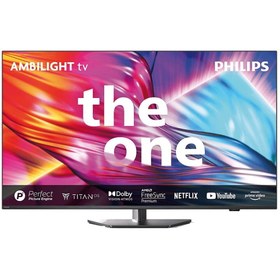 Resim Philips The One 65PUS8909/62 65 inç 164 Ekran Smart 4K UHD Dolby Vision Dolby Atmos Titan OS Ambilight LED T 