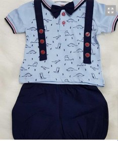 Resim Candysbebe Erkek Bebek Papyonlu Takım Lacivert - Mavi 