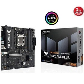 Resim Asus Tuf Gamıng A620am-plus Ddr5 Hdmı-dp Pcıe 4.0 Am5 Matx 