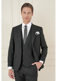 Resim Efor Tk 911 Slim Fit Siyah Spor Takım Elbise Siyah 