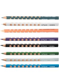 Resim Lyra Groove Jumbo Kuru Boya Kalemi - 8 Renk Çok Renkli 