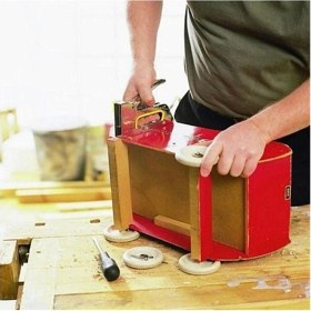 Resim Tekno Trust Profesyonel Mekanik Zımba Tabancası Büyük Makinesi 23 4-6-8mm 