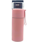 Resim Go İthalat SÜZGEÇLİ CAM KAPAKLI ÇELİK BİTKİ ÇAY TERMOSU 380ML (5224) 