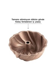 Resim Buket Döküm Kek Kalıbı - Rose Gold - 9x24 Cm Çok Renkli 