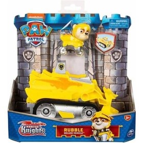 Resim Paw Patrol Cesur Şövalyeler Görev Aracı Seti - Rubble 