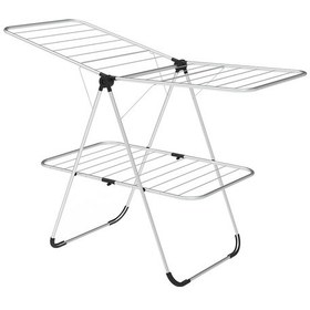 Resim Alya Homes Ahdry1407 Double Alüminyum Çamaşır Kurutmalık Gri - Siyah 