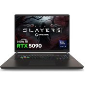 Resim Game Garaj Slayer5 9XL-5090 C1 Ultra 9 275HX 32 GB 1 TB SSD RTX5090 17" Free Dos Dizüstü Bilgisayar 