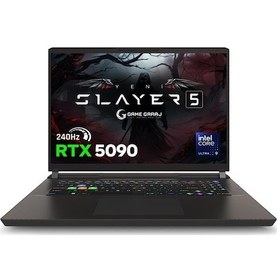 Resim Game Garaj Slayer5 9XL-5090 C1 Ultra 9 275HX 32 GB 1 TB SSD RTX5090 17" Free Dos Dizüstü Bilgisayar 