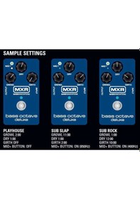 Resim Mxr M288 Bass Octave Deluxe Pedalı 