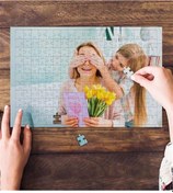 Resim Kişiye Özel 130 Parça A3 Fotoğraf Baskılı Puzzle 