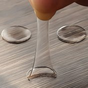 Resim 1000 adet Şeffaf Çift Taraflı Yapışkan Nokta, 10Mm/0.99in + 8Mm/0.79in Yapışkan Bant, Çıkarılabilir İz Bırakmayan Küçük Kağıt, Duvar Afişleri, Resimler, Partiler, El Sanatları, El Sanatları, Balonlar (500 adet, 10Mm) + (500 adet, 8Mm) için Uygun 