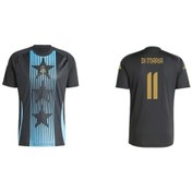 Resim Snapbuy Arjantin 2024 Futbol Forması - Erkek/kadın Kısa Kollu Yazlık Tişört10000mah Kahverengi 