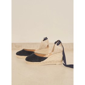 Resim Manebi Deri Lacivert Kadın Espadril M 1.5 Wl 