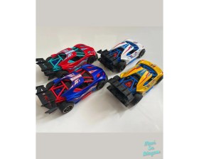 Resim Mavi Su Dünyası Metal Çek Bırak Yarış Arabası 14X6 cm Mavi 